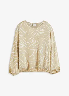 Blouse en satin imprimé, bonprix