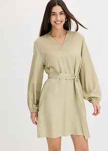 Robe en Lyocell avec lien à nouer (ens. 2 pces), bonprix