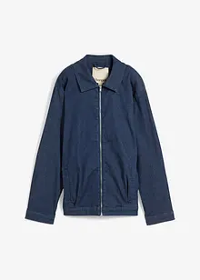 Jeansjacke im Blousonstil, mit Reißverschluss, bonprix