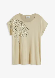 T-shirt à sequins, bonprix