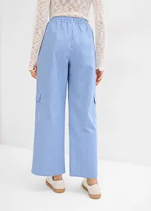 Pantalon cargo à taille élastiquée, bonprix