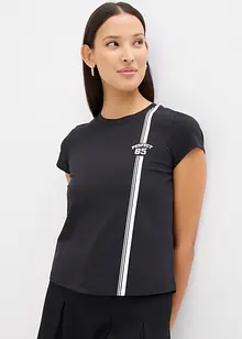 Kurzes T-Shirt mit Druck, bonprix