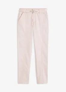 Pantalon 7/8 en twill avec ceinture, bonprix