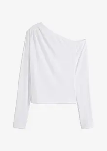 Off-Shoulder-Shirt mit Raffung, bonprix