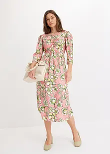 Robe midi en matière douce, bonprix