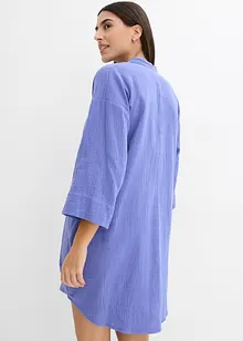 Robe blouse en gaze de coton, bonprix