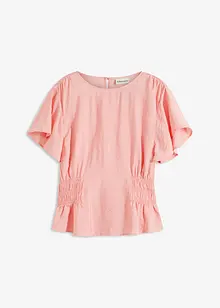 Top blouse en douce viscose mélangée, bonprix