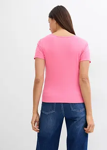 Rippshirt mit reiner Bio-Baumwolle (2er Pack), bonprix