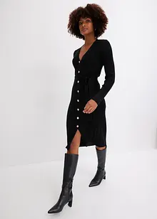 Robe en maille côtelée, bonprix