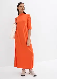 Robe longue en matière douce, bonprix