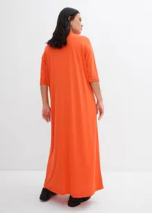 Robe longue en matière douce, bonprix