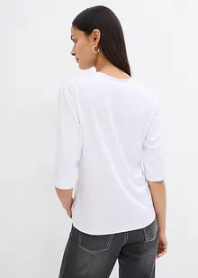 T-shirt avec détail nœud, bonprix