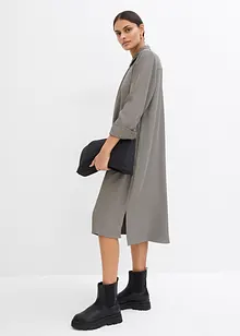 Robe midi à col, bonprix