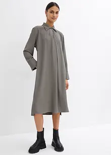 Robe midi à col, bonprix