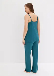 Pyjama en viscose avec top à fines bretelles, bonprix