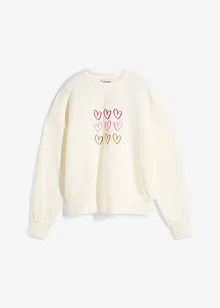 Sweat en coton mélangé, bonprix