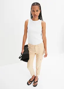 Ripp-Top aus reiner Bio-Baumwolle, bonprix