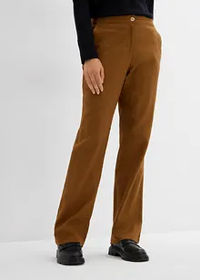 Pantalon taille haute en lin et viscose, bonprix