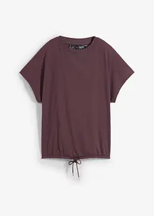 T-shirt avec détail noué à la base, bonprix