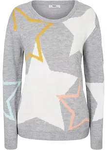 Pullover mit Sternendruck, bonprix