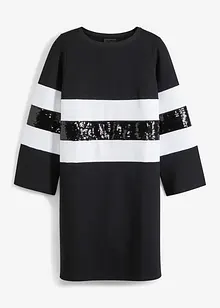 Robe Punto à paillettes, bonprix