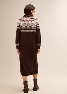 Robe en maille norvégienne, bonprix