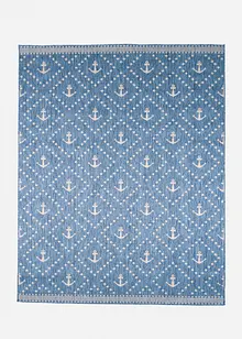 Tapis intérieur et extérieur avec motif d'ancres, bonprix