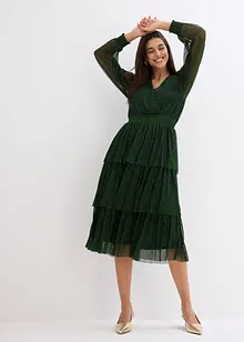 Shirtkleid mit Lurex, bonprix