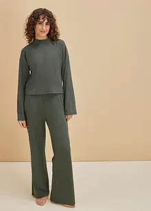 Ensemble d'intérieur oversize en tissu côtelé doux, bonprix
