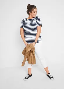 T-Shirt mit U-Boot-Ausschnitt, bonprix