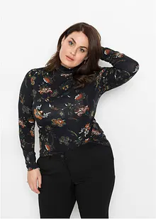 Langarmshirt mit Rollkragen, bonprix