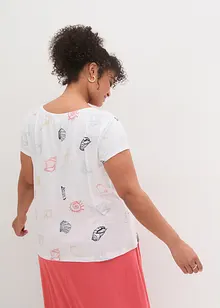 T-shirt imprimé à col rond, bonprix