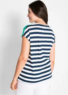 Kurzarm-Flammgarn-Shirt, bonprix