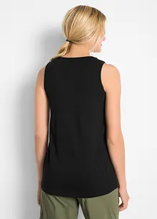 Baumwoll Longtop mit Spitze, bonprix