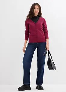Feinstrickjacke mit Knopfleiste, bonprix