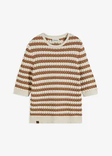 Strickshirt, halbarm, bonprix
