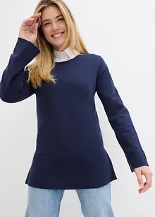 Feinstrickpullover aus Baumwoll-Mix, bonprix