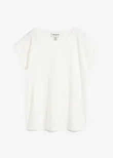 Shirt mit Seidenanteil, bonprix