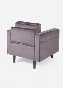 Fauteuil en velours, bonprix