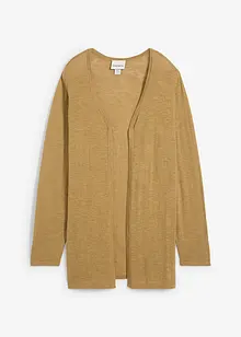 Gilet en maille 100% coton flammé, bonprix