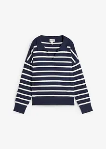 Pull rayé oversize, bonprix