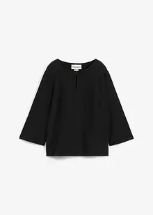 Blouse avec empiècement tissé, bonprix