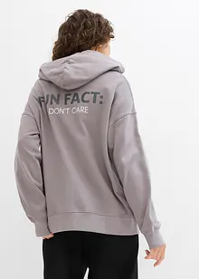 Sweat à capuche 100% coton, bonprix