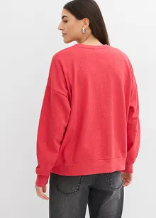 Sweat oversize en coton mélangé, bonprix