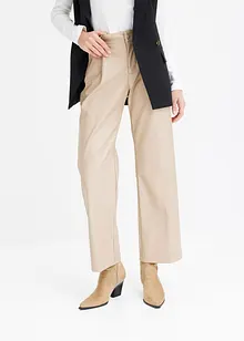 Pantalon enduit, bonprix