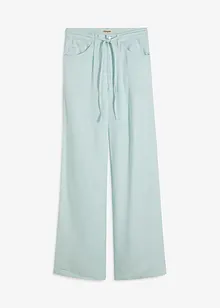 Pantalon à pinces en Lyocell avec lien à nouer, bonprix