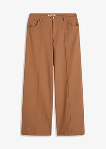 Pantalon twill avec passepoil, bonprix