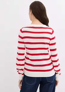Pullover mit leichten Ballonärmeln, Langarm, bonprix