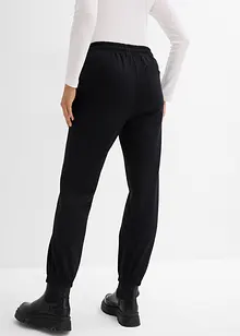 Pantalon sweat à ourlet élastiqué, bonprix