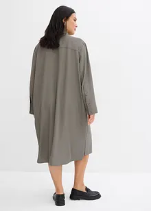 Robe midi à col, bonprix